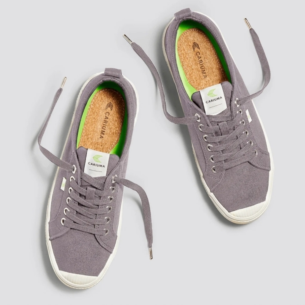 Cariuma Organic Sneakers 9.5 Unisex Women Men Low Top Ankle Rubber Sole